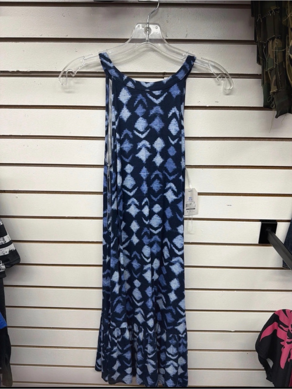 Time and Tru Blue Tie-Dye Sleeveless
Maxi Dress NWT Size XS